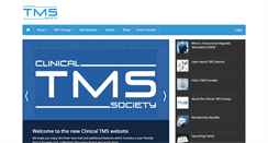 Desktop Screenshot of clinicaltmssociety.org